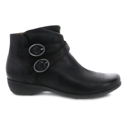 Faithe | Burnished Nubuck | Black - Boot - Dansko