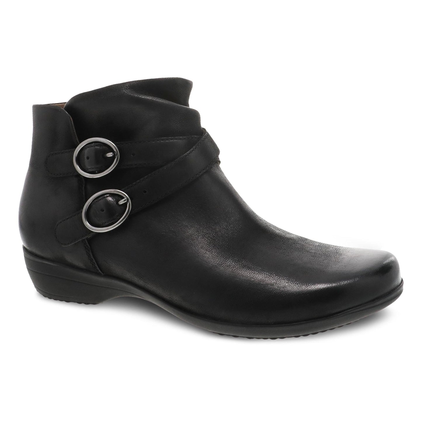 Faithe | Burnished Nubuck | Black - Boot - Dansko