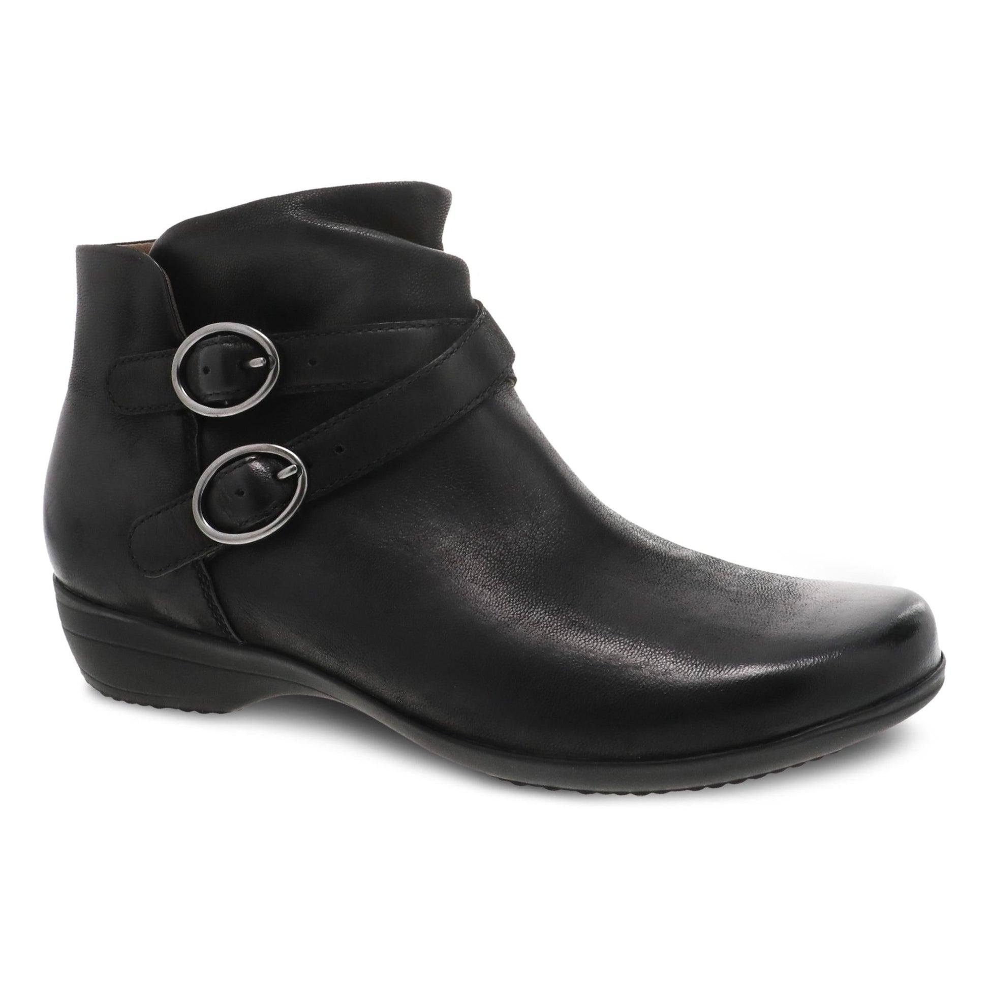 Faithe | Burnished Nubuck | Black - Boot - Dansko