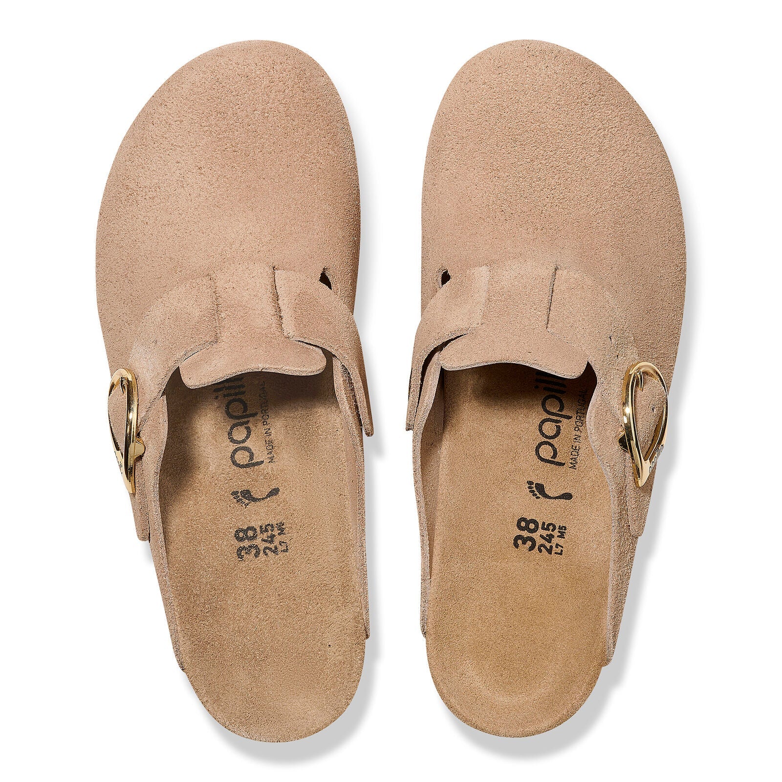 Fanny Ring Buckle | Suede | Warm Sand - Wedge - Birkenstock