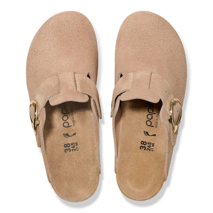 Fanny Ring Buckle | Suede | Warm Sand - Wedge - Birkenstock