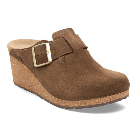 Fanny | Suede | Dark Tea - clog - Birkenstock