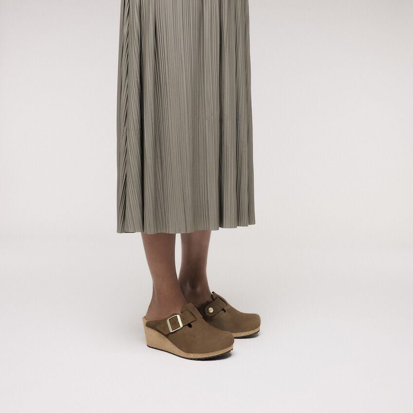 Fanny | Suede | Dark Tea - clog - Birkenstock