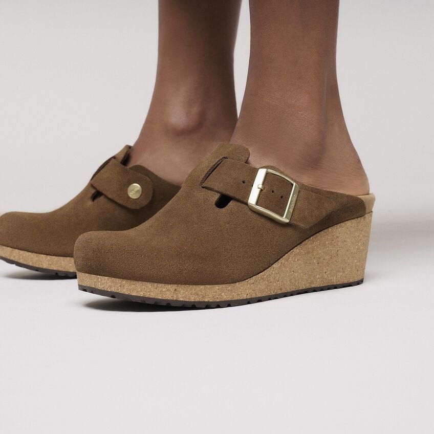 Fanny | Suede | Dark Tea - clog - Birkenstock