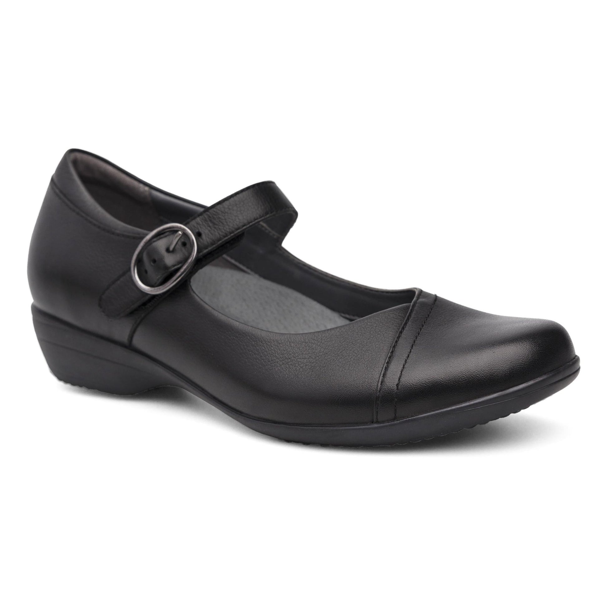 Fawna | Leather | Black - shoe - Dansko