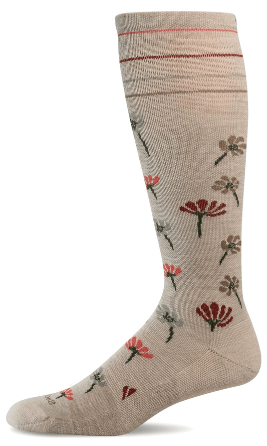 Field Flower | Compression | Women | Barley - socks - Sockwell