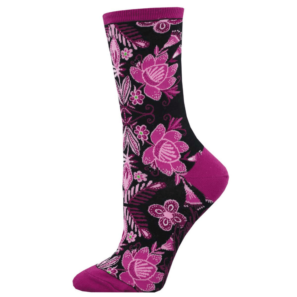 Fiesta Floral | Women | Black - Socks - Socksmith
