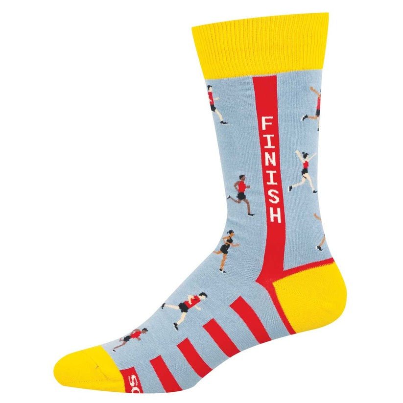 Finish Line | Men | Blue - socks - Socksmith
