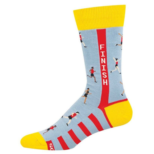 Finish Line | Men | Blue - socks - Socksmith