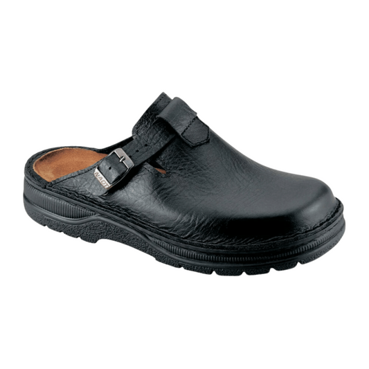 Fiord | Textured Leather | Black - Clog - Naot