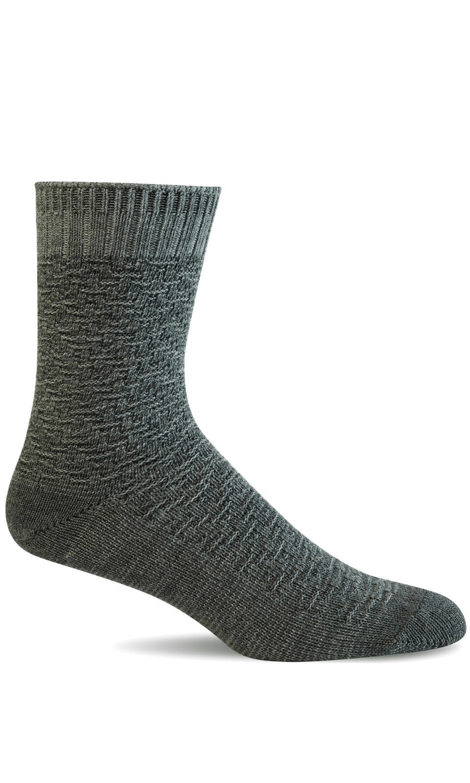 Fisherman Knit | Men | Charcoal - socks - Sockwell