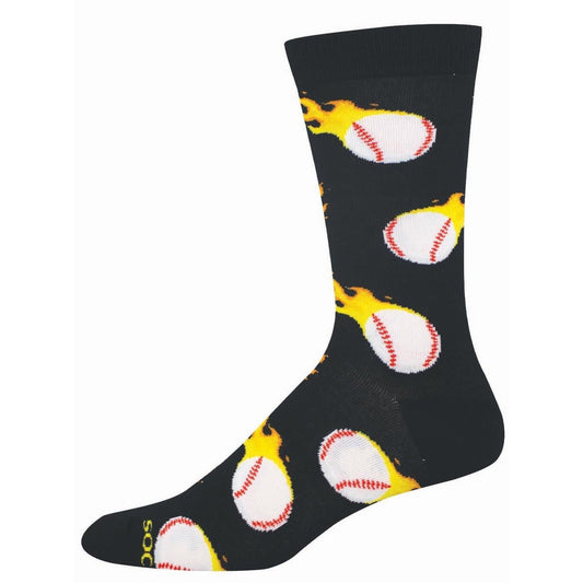 Flamethrower | Bamboo | Men | Black - socks - Socksmith