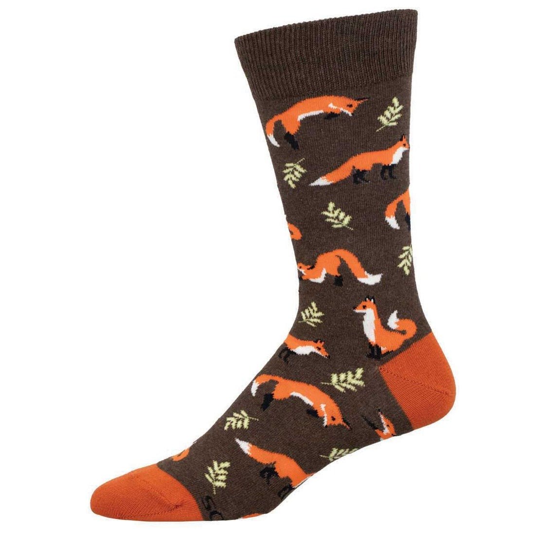 Fleet As A Fox | Men | Brown Heather - socks - Socksmith