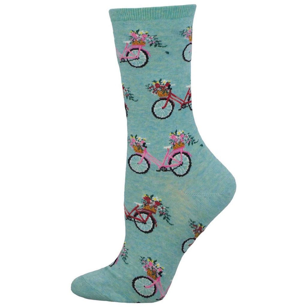 Floral Cruiser | Women | Blue Heather - Socks - Socksmith