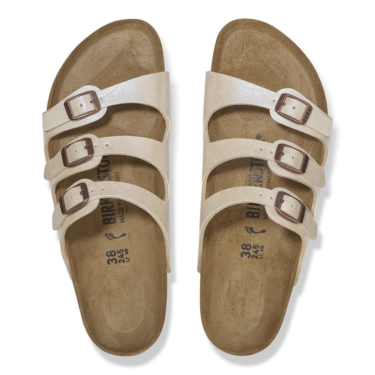 Florida | Birko - Flor | Graceful Pearl White - Sandals - Birkenstock