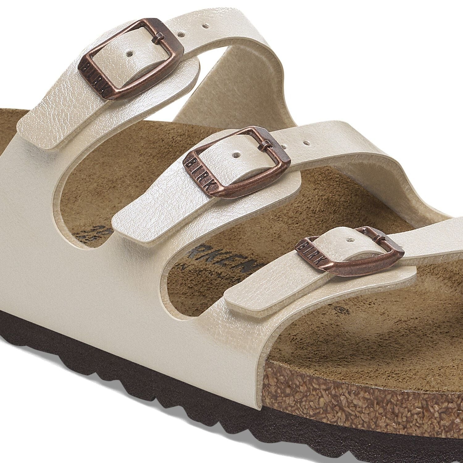 Florida | Birko - Flor | Graceful Pearl White - sandals - Birkenstock