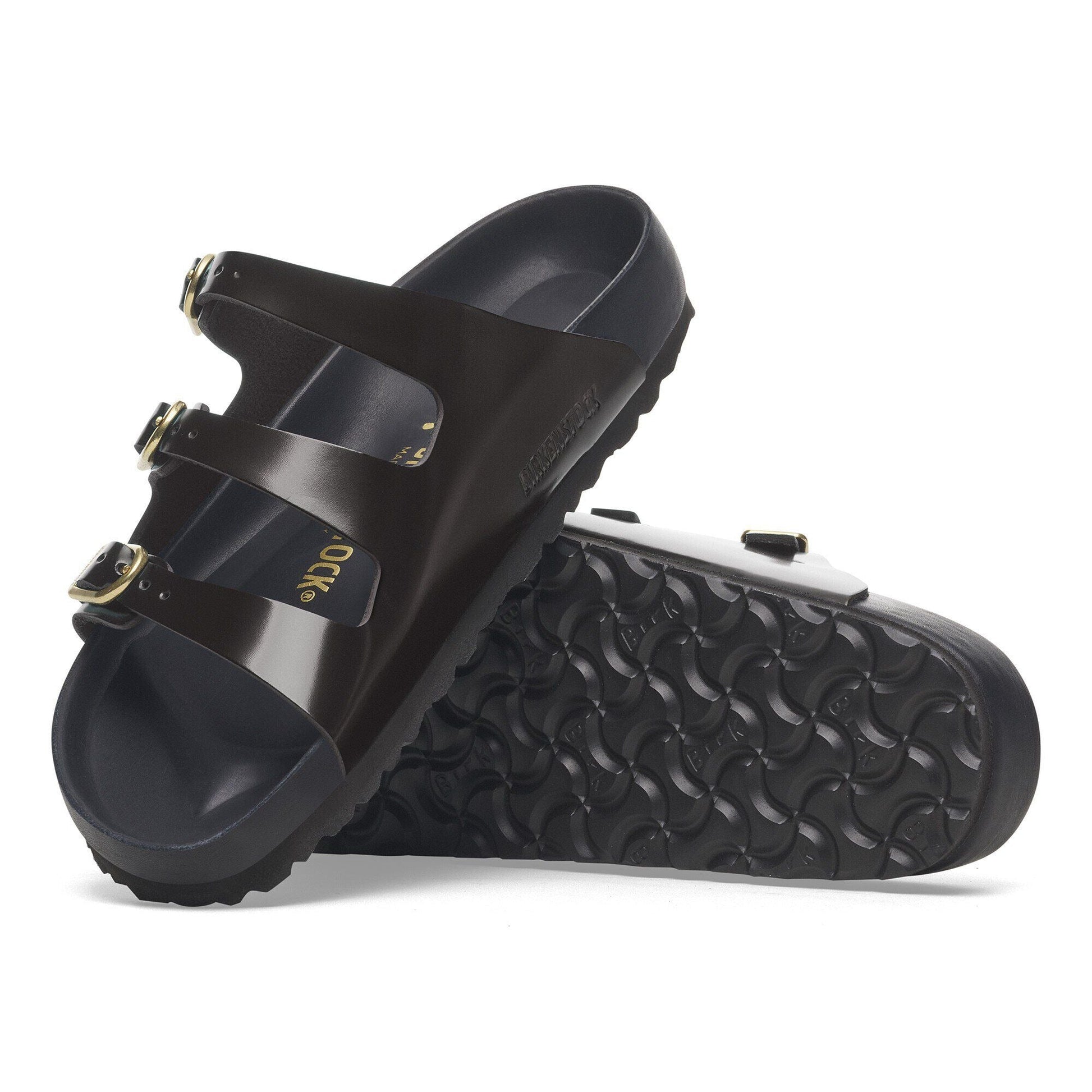 Florida Exquisite | High Shine Patent Leather | Black - sandals - Birkenstock