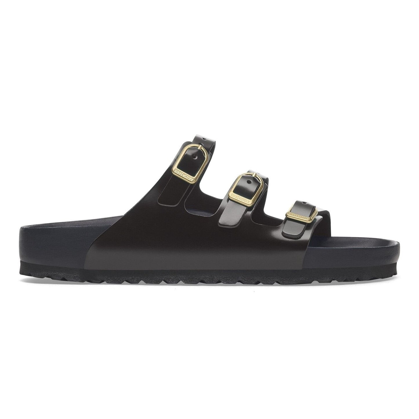 Florida Fresh Exquisite | High - Shine Patent Leather | Black - sandals - Birkenstock