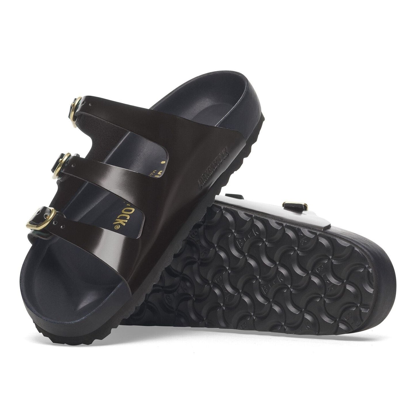 Florida Fresh Exquisite | High - Shine Patent Leather | Black - sandals - Birkenstock