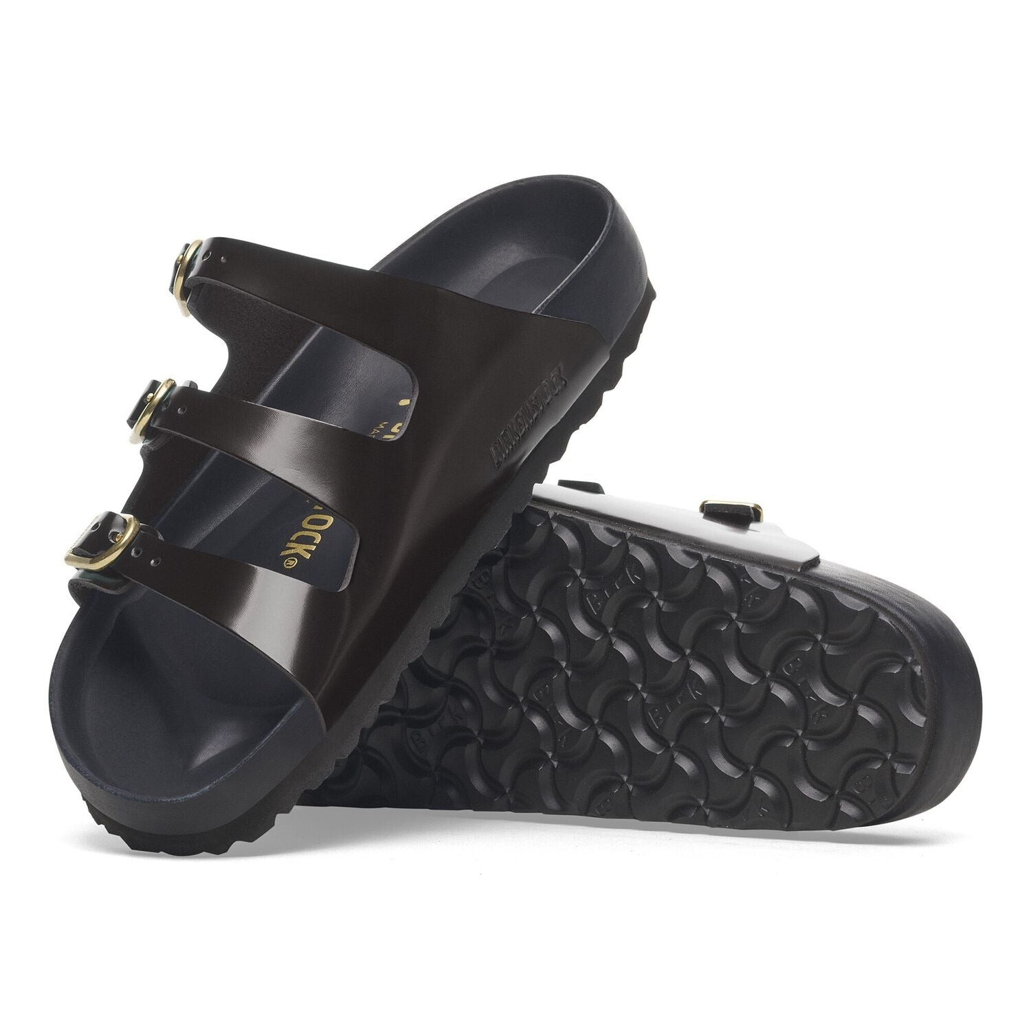 Florida Fresh Exquisite | High - Shine Patent Leather | Black - sandals - Birkenstock