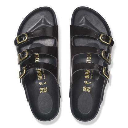Florida Fresh Exquisite | High - Shine Patent Leather | Black - sandals - Birkenstock