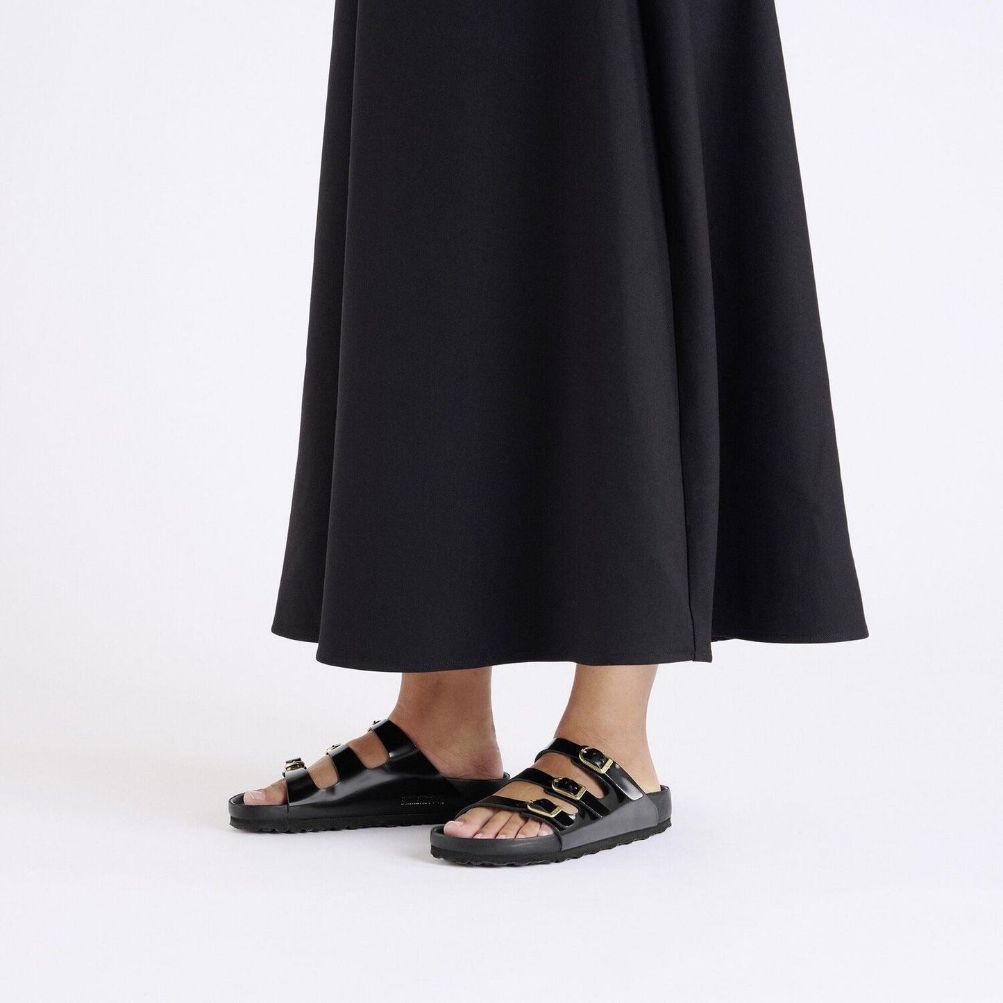 Florida Fresh Exquisite | High - Shine Patent Leather | Black - sandals - Birkenstock