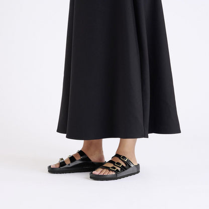Florida Fresh Exquisite | High - Shine Patent Leather | Black - sandals - Birkenstock