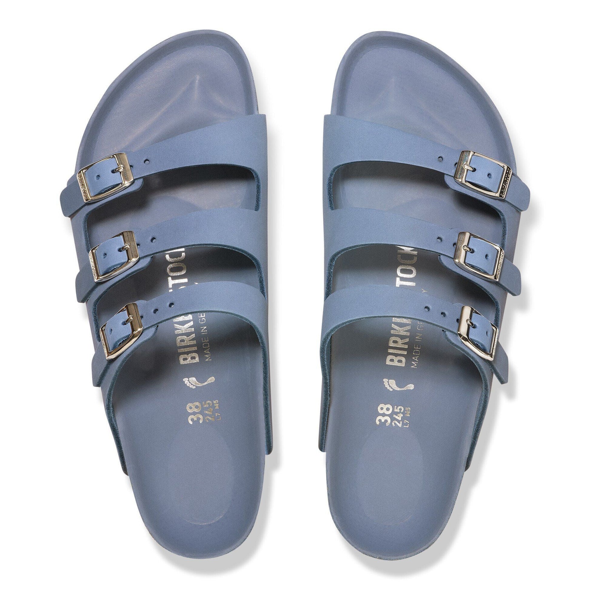 Florida Hex | Nubuck | Stone Blue - sandals - Birkenstock