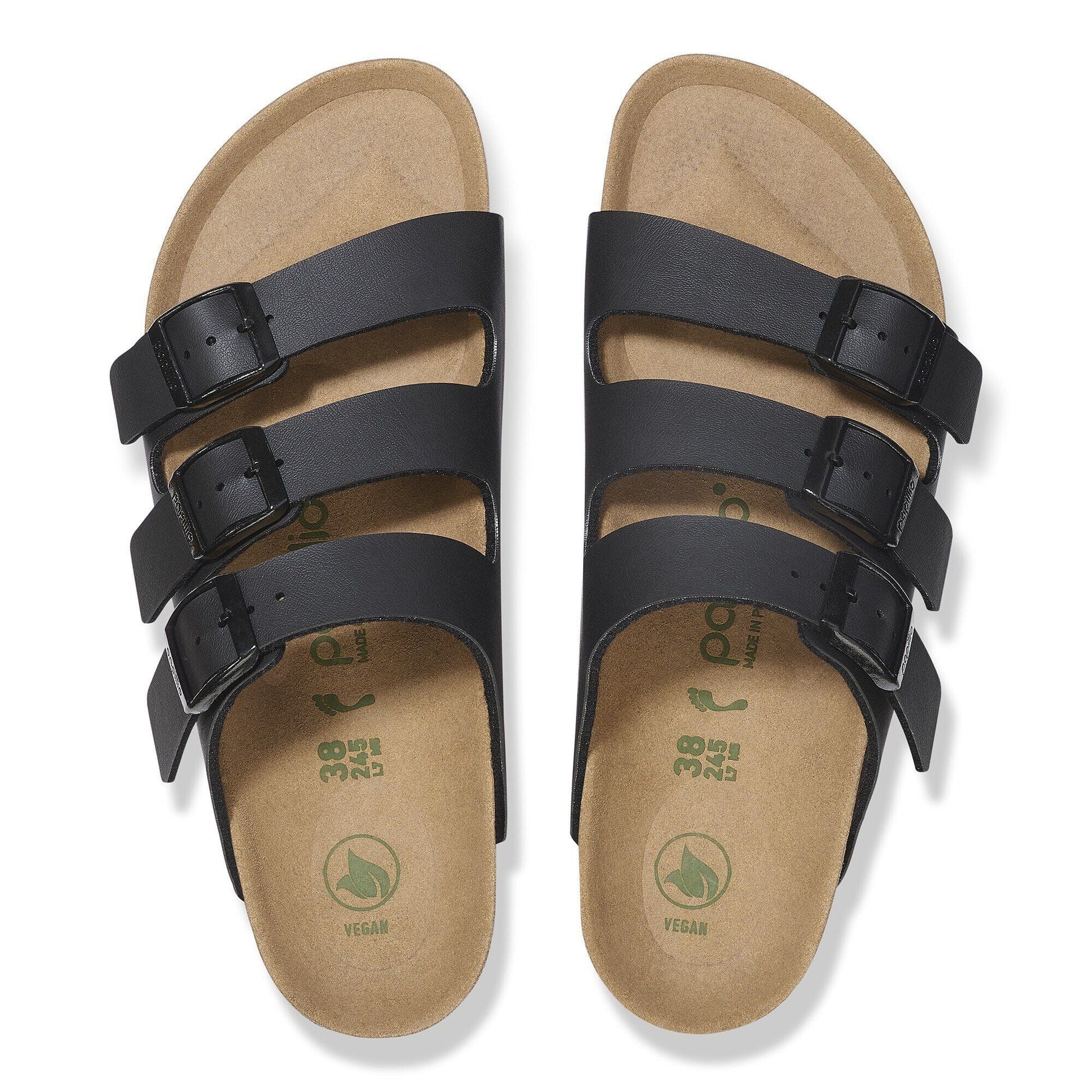 Florida III Flex Platform | Vegan | Birko - Flor | Black - sandals - Birkenstock