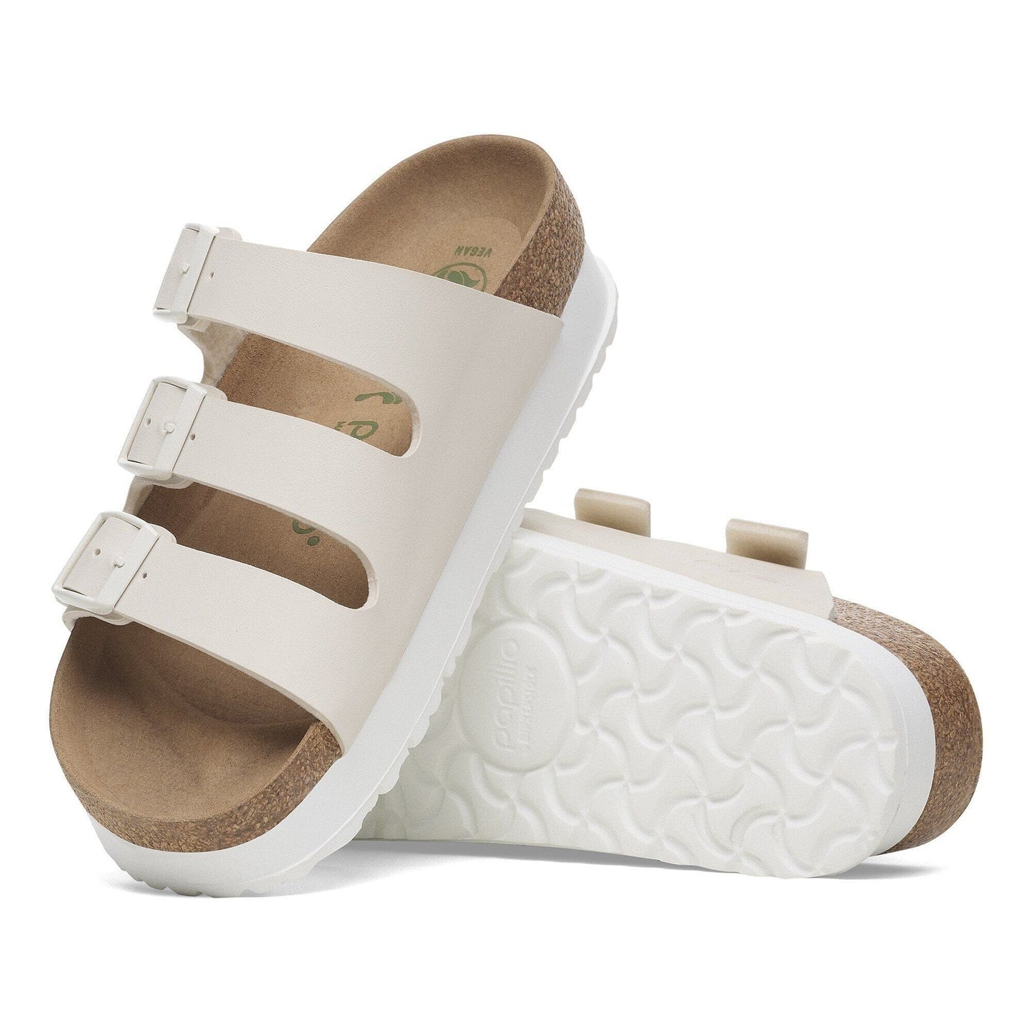 Florida III Flex Platform | Vegan | Birko - Flor | Eggshell - sandals - Birkenstock