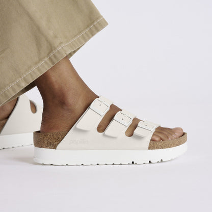Florida III Flex Platform | Vegan | Birko - Flor | Eggshell - sandals - Birkenstock