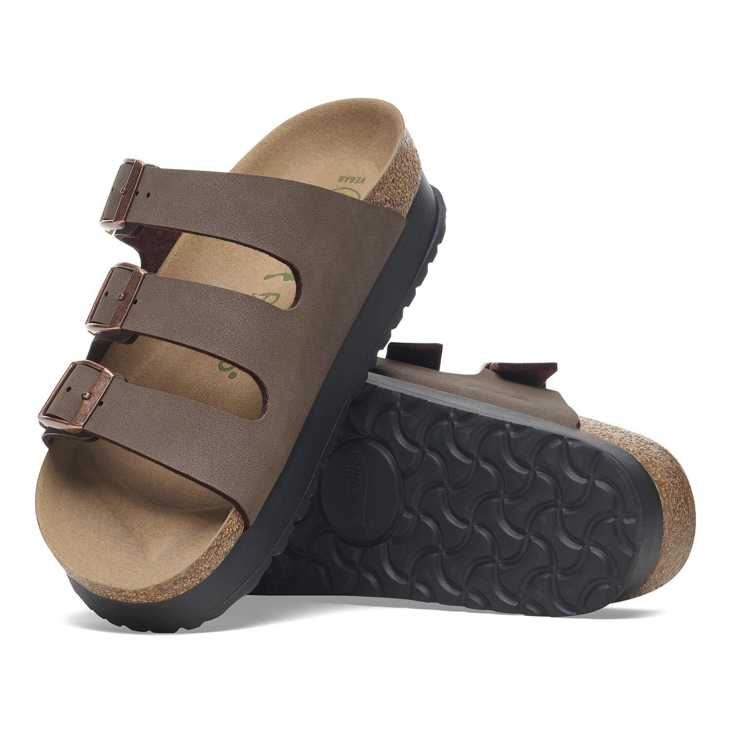Florida III Flex Platform | Vegan | Birko - Flor | Mocha - sandals - Birkenstock