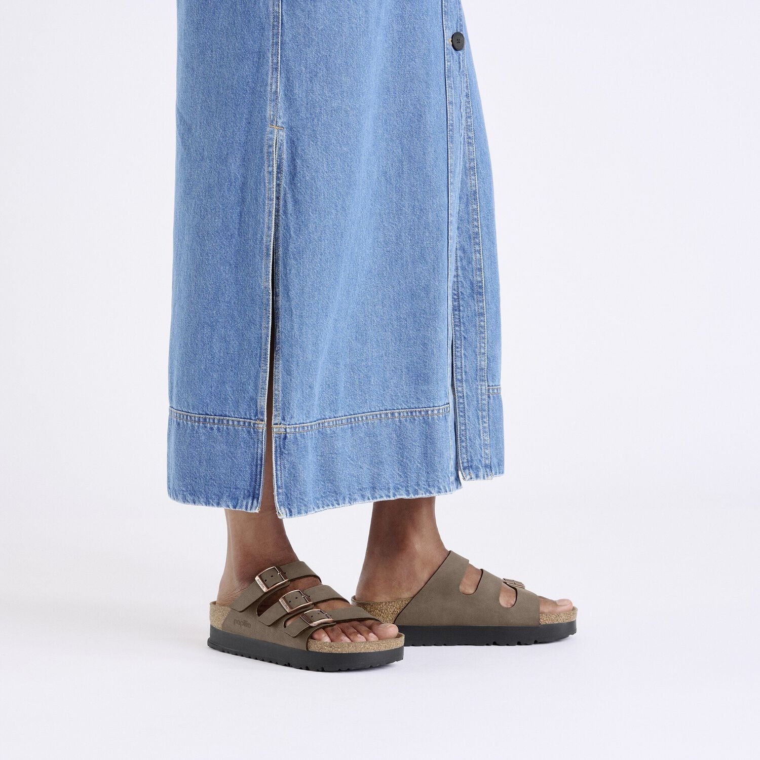 Florida III Flex Platform | Vegan | Birko - Flor | Mocha - sandals - Birkenstock