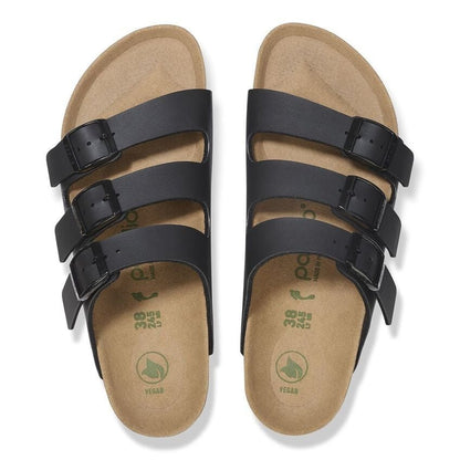 Florida III Platform | Vegan | Birko - Flor | Black - Sandals - Birkenstock