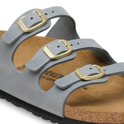 Florida | Oiled Leather | Basalt Gray - sandals - Birkenstock