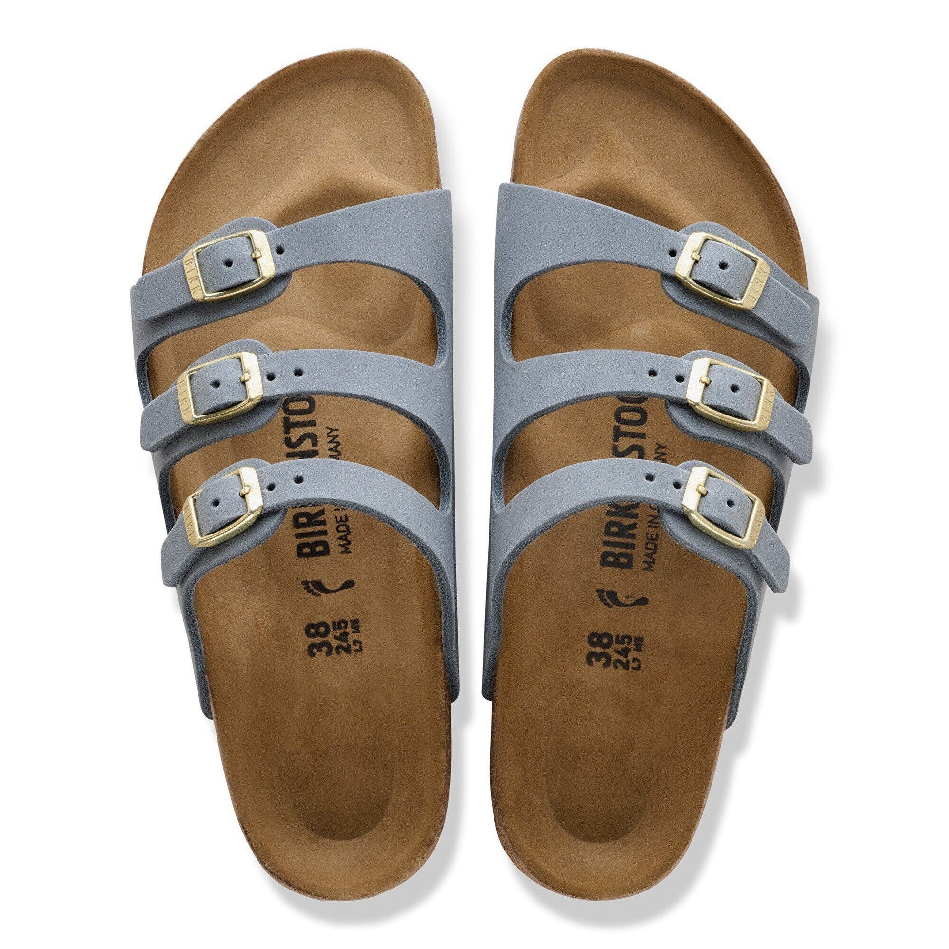 Florida | Oiled Leather | Basalt Gray - sandals - Birkenstock