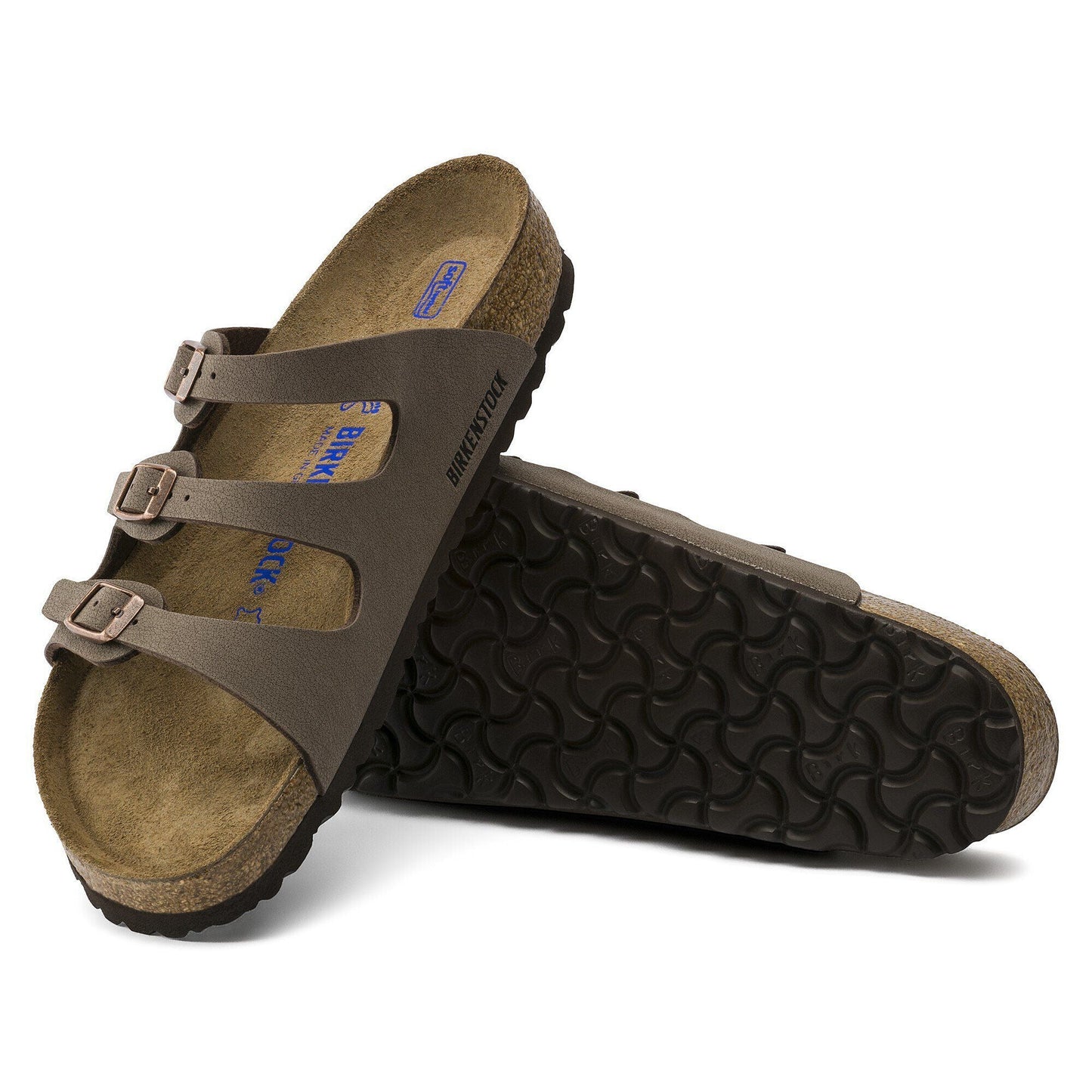 Florida | Soft Footbed | Birkibuc | Mocha - sandals - Birkenstock