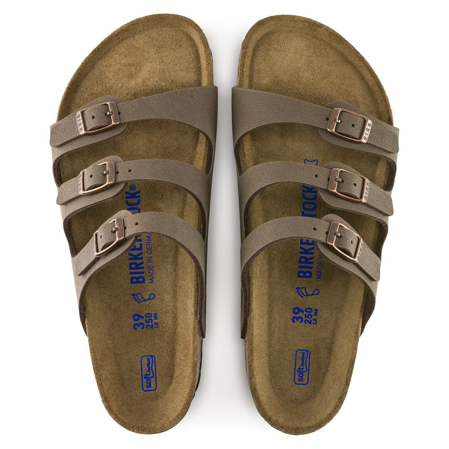 Florida | Soft Footbed | Birkibuc | Mocha - sandals - Birkenstock