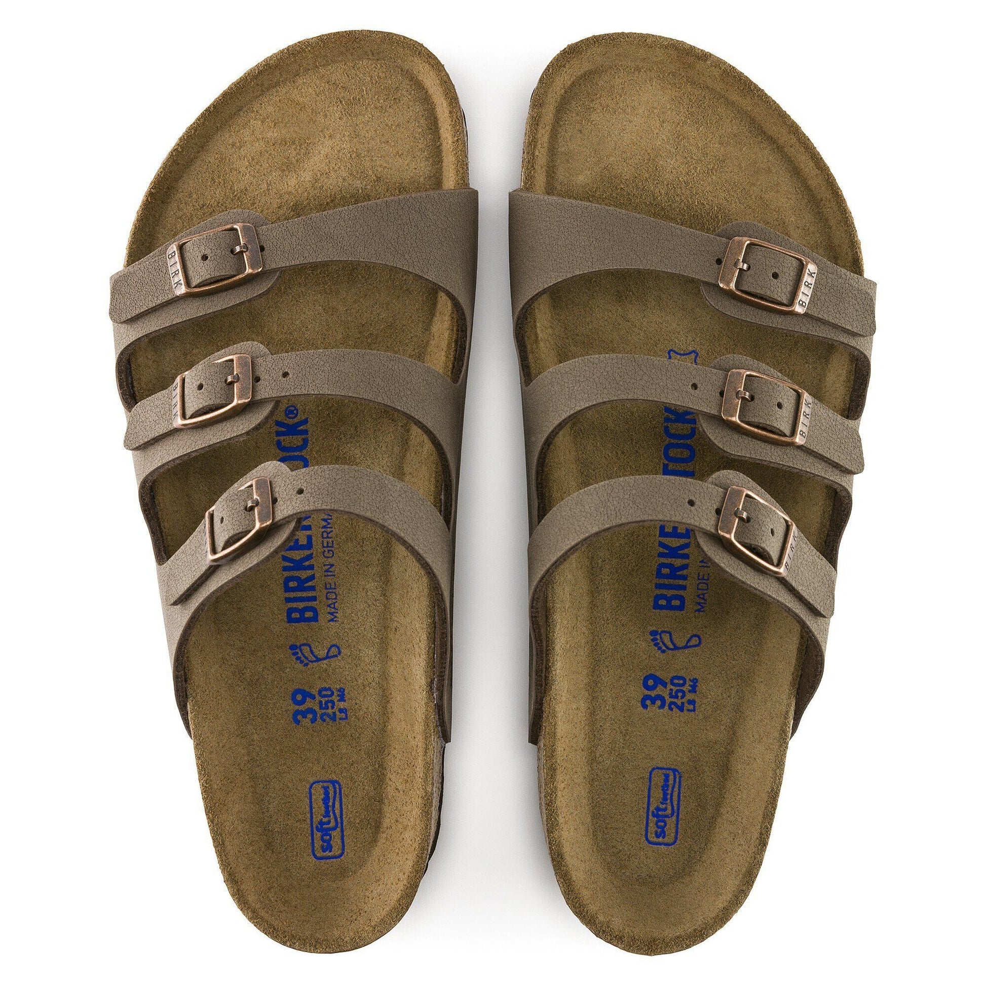 Florida | Soft Footbed | Birkibuc | Mocha - sandals - Birkenstock