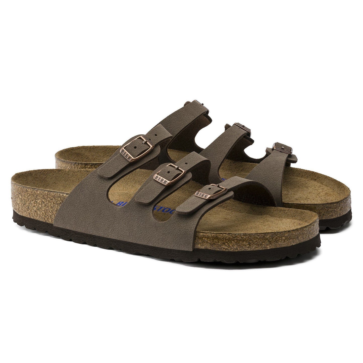 Florida | Soft Footbed | Birkibuc | Mocha - sandals - Birkenstock