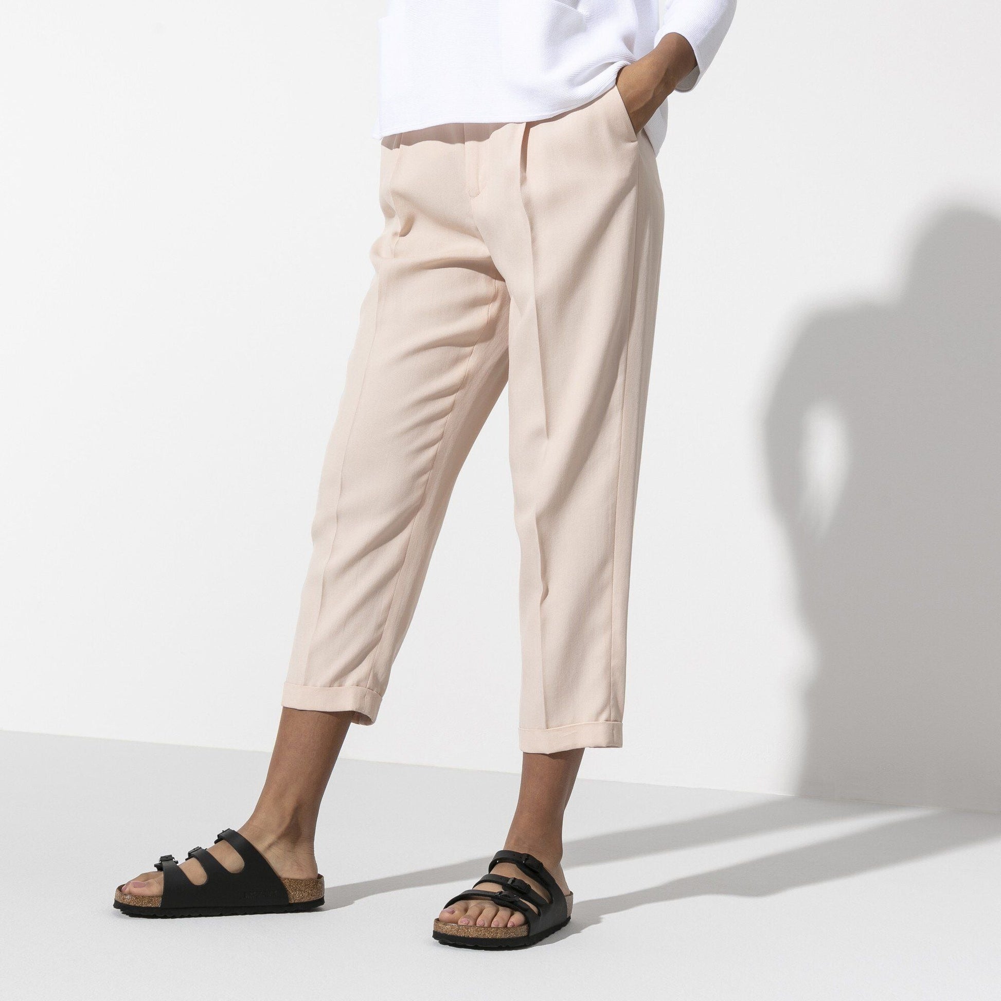 Florida | Soft Footbed | Birko - Flor | Black - sandals - Birkenstock