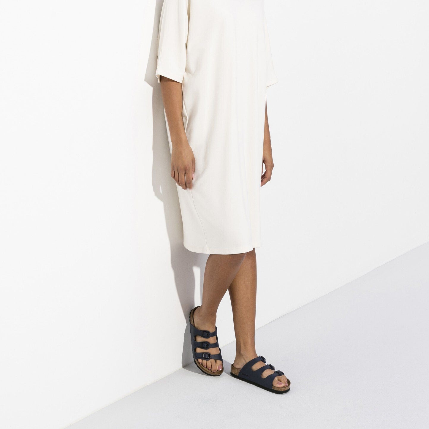 Florida | Soft Footbed | Birko - Flor | Blue - sandals - Birkenstock