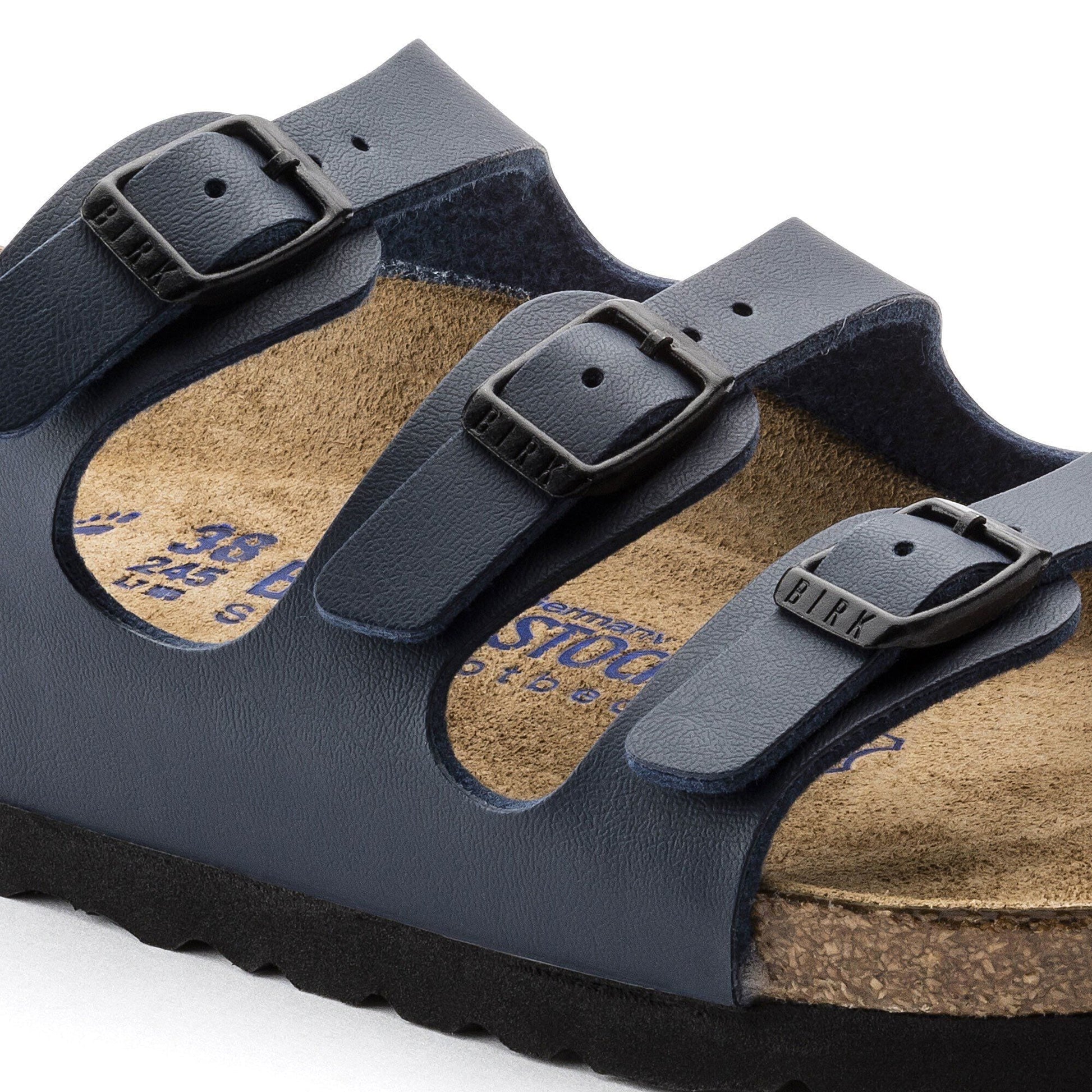 Florida | Soft Footbed | Birko - Flor | Blue - sandals - Birkenstock