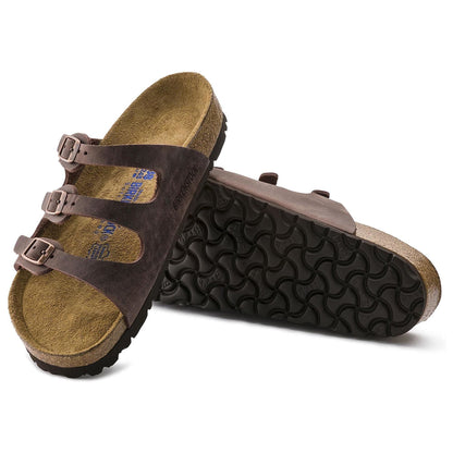 Florida | Soft Footbed | Oiled Leather | Habana Brown - sandals - Birkenstock