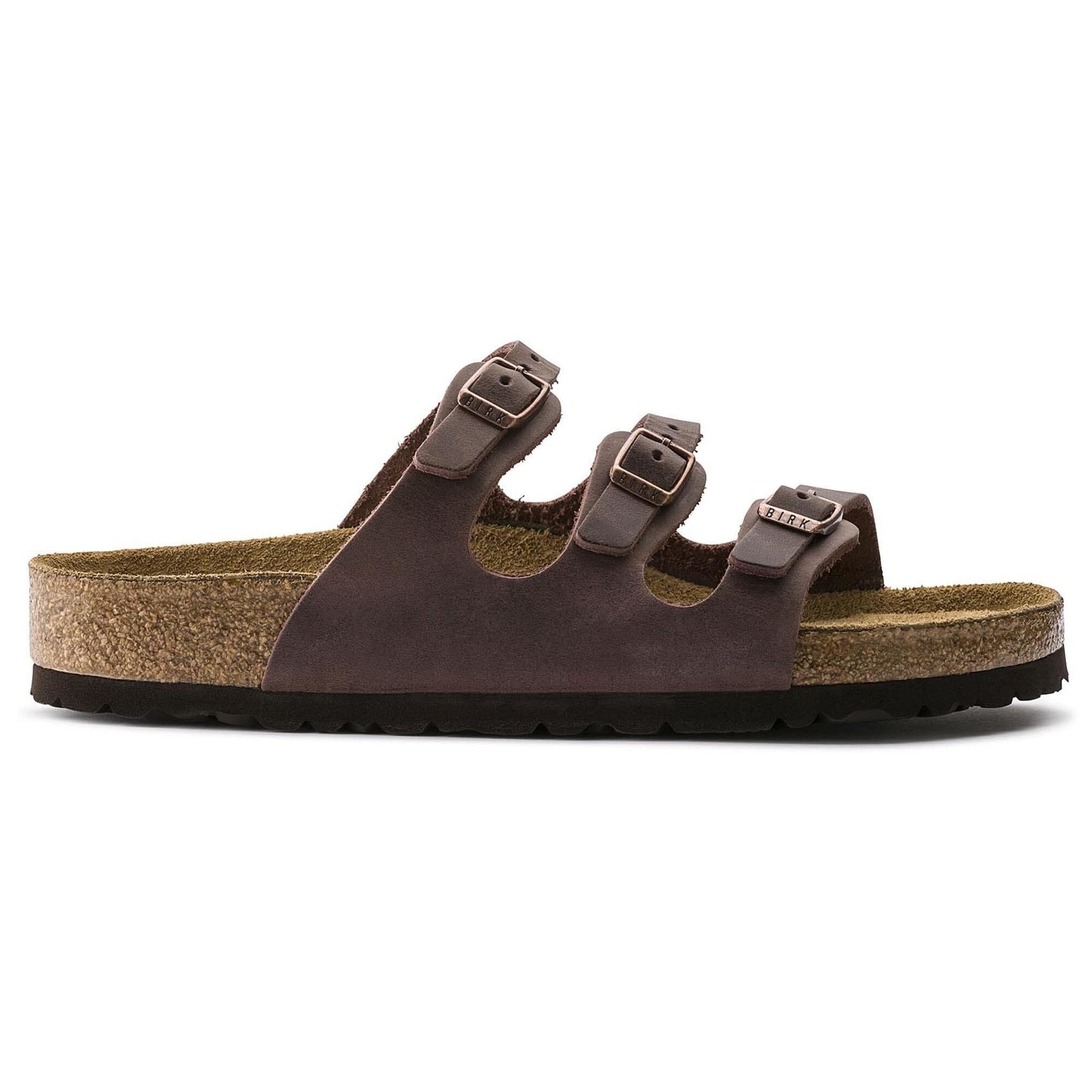 Florida | Soft Footbed | Oiled Leather | Habana Brown - sandals - Birkenstock