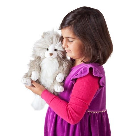 Fluffy Cat Puppet - TOY - FOLKMANIS
