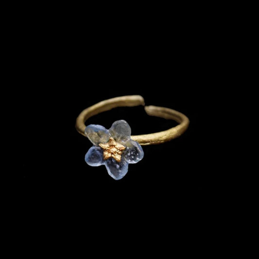 Forget Me Not Flower Ring - Single - Jewelry - MICHAEL MICHAUD