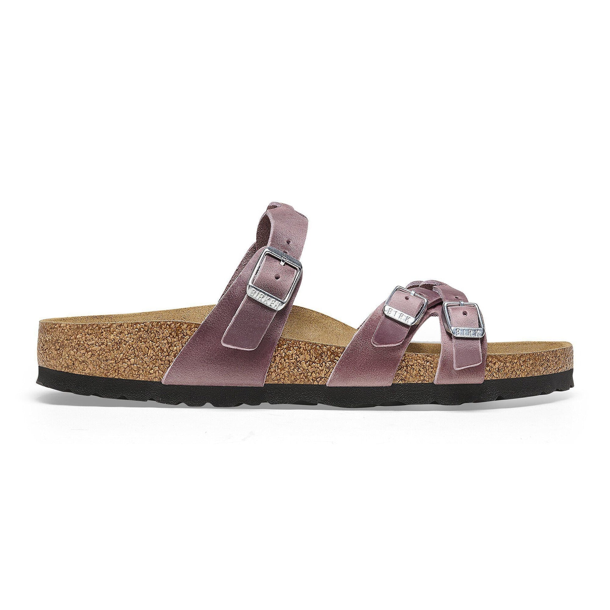 Franca Braided | Oiled Leather | Lavender - sandals - Birkenstock