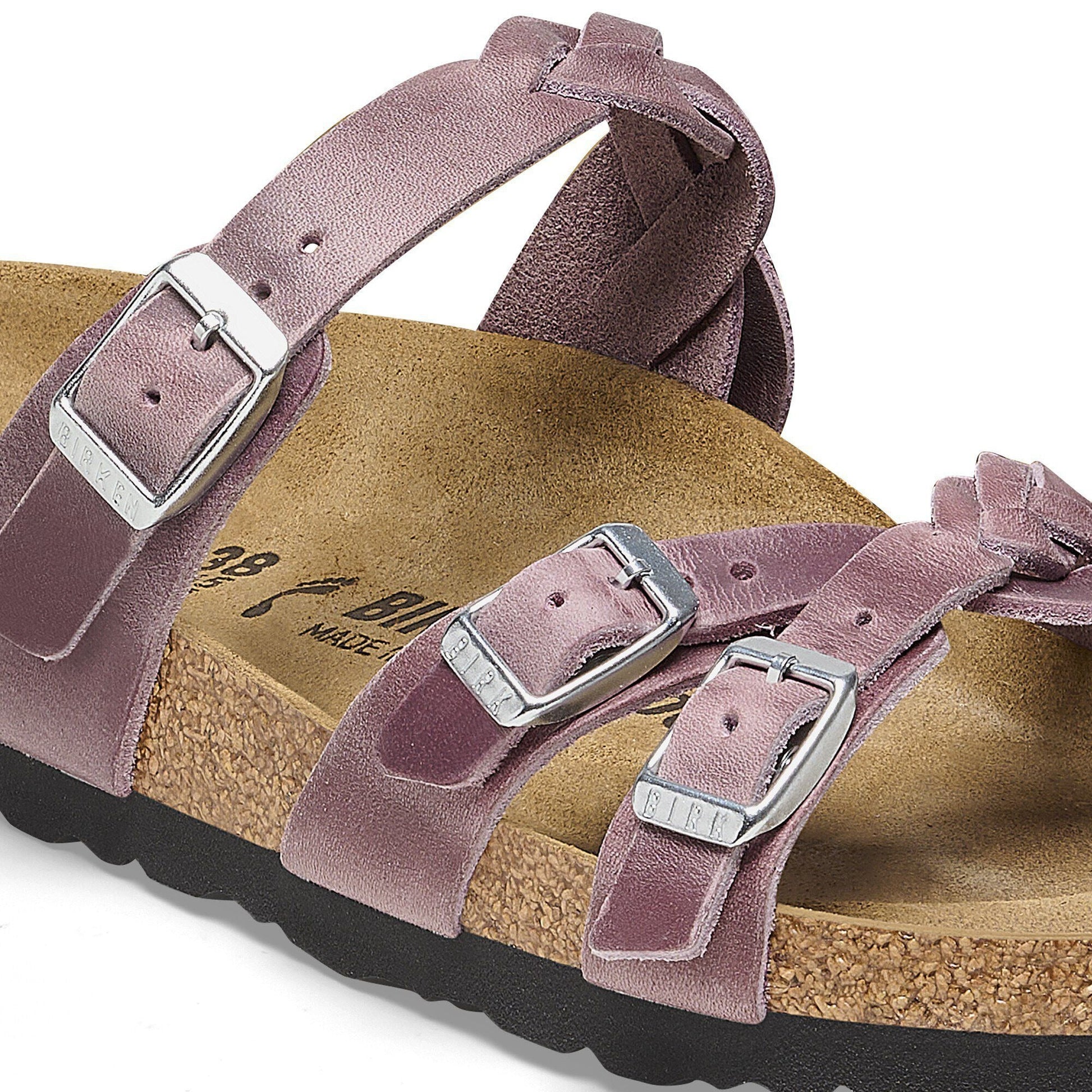 Franca Braided | Oiled Leather | Lavender - sandals - Birkenstock