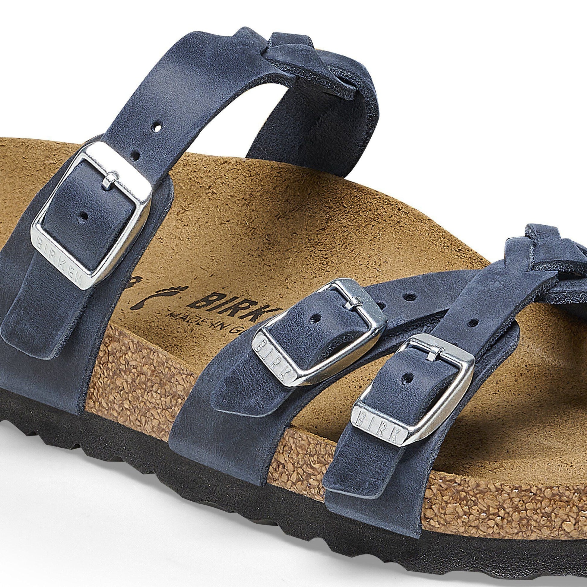 Franca Braided | Oiled Leather | Navy - sandals - Birkenstock